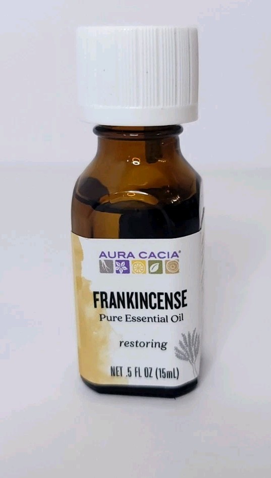 Aura Cacia 100% Pure Frankincense Essential Oil Restoring 0.5oz 15ml New