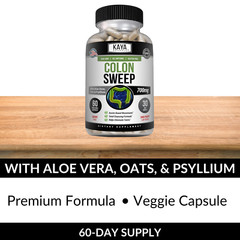 (2 Pack) Colon Sweep, Digestive Health, Colon Cleanse, Extra Strength Detox 60Ct