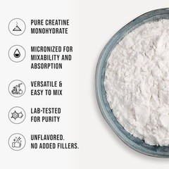 100g Creatine Monohydrate Powder | Micronized Unflavored 20 Servings