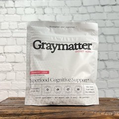 Graymatter Superfood Cognitive Support 20 Servings Strawberry Lemon Drink Mix