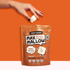 Know Brainer Max Mallow Burnt Caramel -Guilt-Free & Zero Sugar Marshmallows…