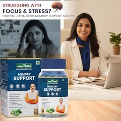 Jeena Sikho Memory Support | Memory Boost 60 Tablets (Pack of 1)