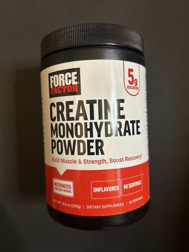 Creatine Monohydrate Powder, Unflavored, 10.6 oz (300 g) Exp 04/30/2027