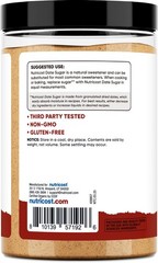 Nutricost Organic Date Sugar (1LB) – USDA Organic, Vegan, GMO-Free