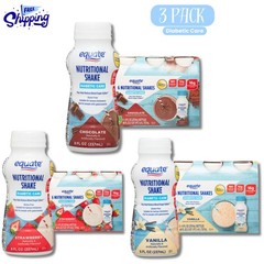 Equate High Diabetic Care Shake, Variety Pack Flavour, 8 oz 18 Ct