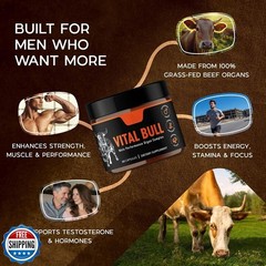 Men’s Daily Multi Nutrient Capsules, Whole Source Natural Dietary Supplement