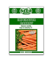 Imperator Carrot Seeds – 500 Seeds Non-GMO