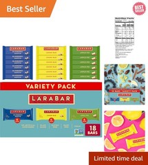 Nutritious 28.8 oz Larabar Fruit Lovers Pack – 18 Ct Energy Bars, Delight