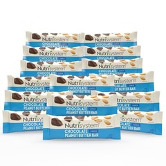 Nutrisystem Weight Loss Bars – 15 Count, Chocolate Peanut Butter, 11g Protein