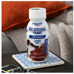 Equate Original Meal Replacement Shake Chocolate 8oz 24 Pack