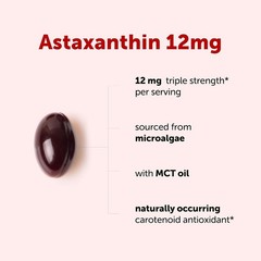 Fresh Microalgae Source: Astaxanthin 12mg Softgel with MCT Oil – 45 Pack