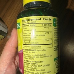 Spring Valley Ultra Strength Turmeric Curcumin Dietary Supplement 1,500 mg 90 Ct