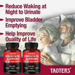 Prostate Support-Saw Palmetto-Reduce Frequent Urination,120 Capsules