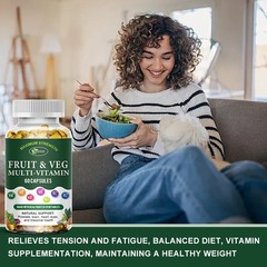 Compound fruit and vegetable capsules support peristalsis defecation metabolism