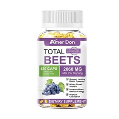 Total Beets Circulation Superfood Beet Root with Blood Pressure Support 120Pcs