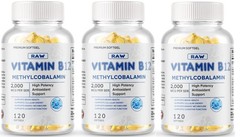 Vitamin B12 (Methylcobalamin) 2000mcg, 360 Softgels NON-GMO USA