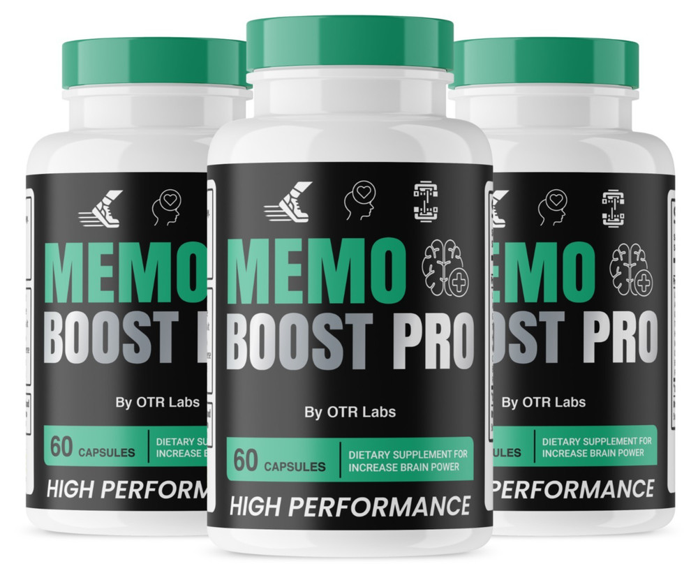Memo Boost, Memoboost High Performance Brain Supplement 180 Capsules 3 Bottles