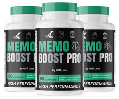 Memo Boost, Memoboost High Performance Brain Supplement 180 Capsules 3 Bottles