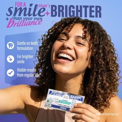 GuruNanda Teeth Whitening Strips-7-Day Treatment w/Non-Slip,Dry Strip Technology