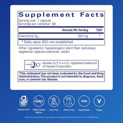 Pure Encapsulations CoQ10 120 mg – Coenzyme Q10 60 Count (Pack of 1), White
