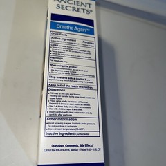 Ancient Secrets Hypertonic Seawater Nasal Spray 3.38 Oz Exp 05 2025 New Sealed