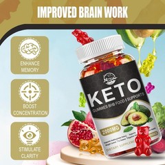 Ketogenic gummies help regulate metabolism control blood sugar and appetite 60pc