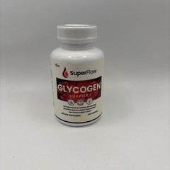 Super Flow Glyco Optimizer, SuperFlow Glycogen Support – 60 Capsules Exp 12/26