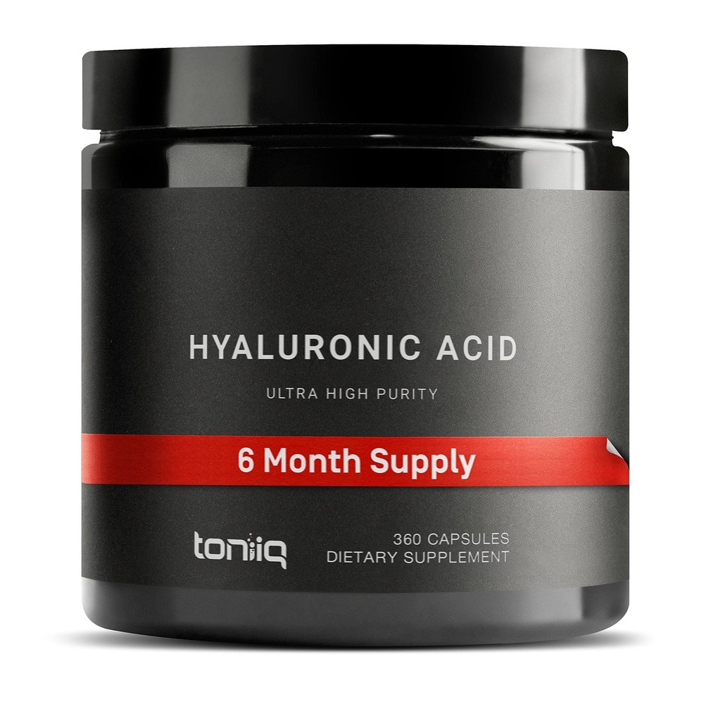 Toniiq Hyaluronic Acid Supplements – Lab Tested 95% 360 Count (Pack of 1)