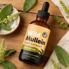 RespiClear Mullein Drops Ginger Extract Lung Respiratory Cleanse Leaf Lemon New