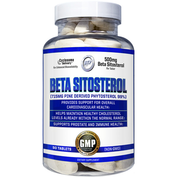 Super Beta Sitosterol 90 Tablets 500mg Beta-Sitosterol 715mg Phytosterol 99%