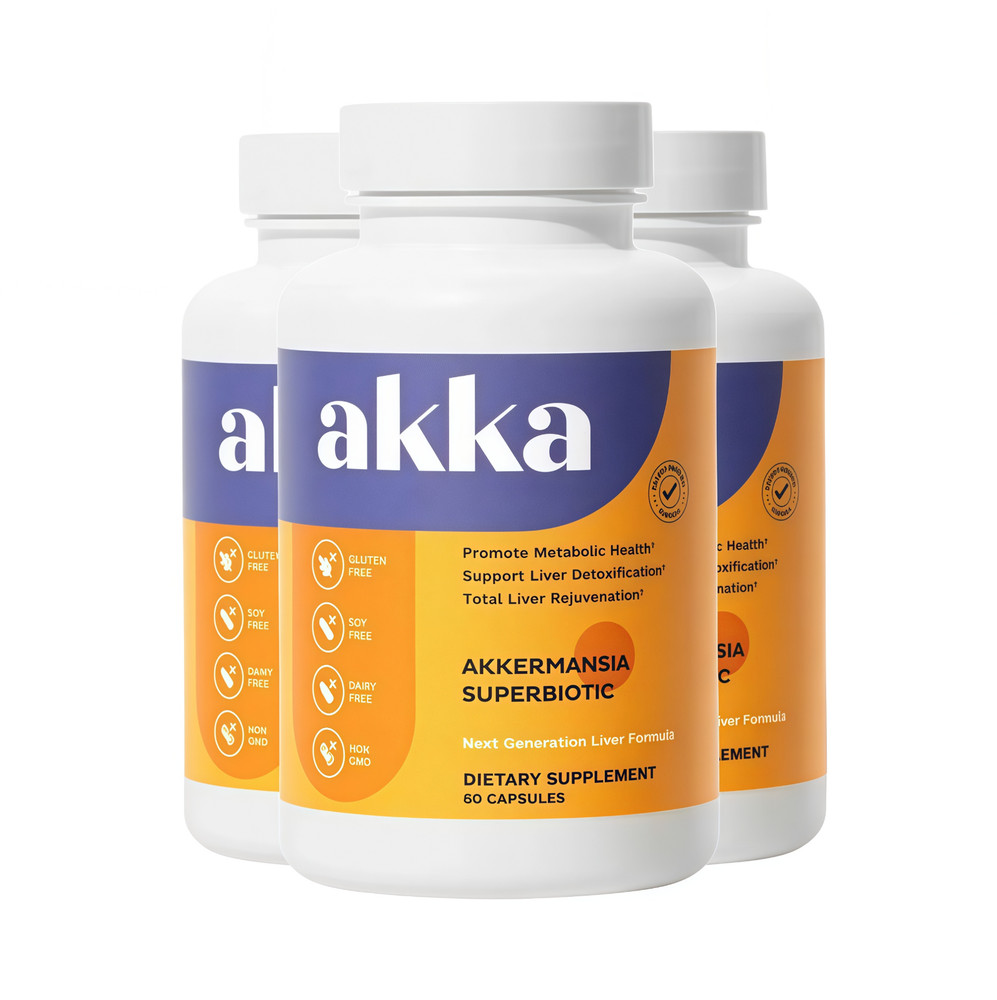 3PCS-AKKA-Premium Liver Cleanse Detox & Repair Superbiotic,Gut Health
