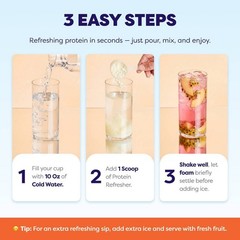 Javvy Passionfruit Peach Clear Protein Refreshers – 8.9oz