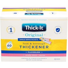 Thick-It Single Serve Packets Mildly Thick Nectar Flavorless, 0.18 oz, 25 pack