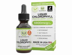 Benevolent Nourishment Liquid Chlorophyll Drops – (59 ml) – Pack of 2