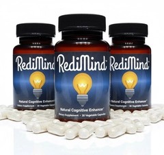 (1-5 Pack) RediMind Natural Cognitive Enhancer 90 Caps-Focus-Memory-Brain Health