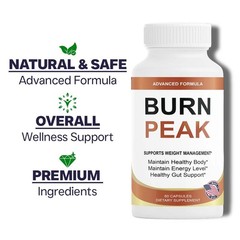 (6 Pack) Burn Peak for Advanced Weight Loss, BurnPeak Fat-Burner Formula