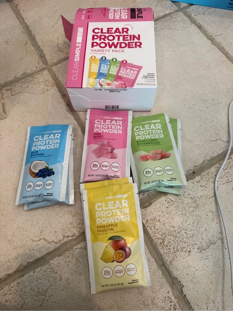 Clean simple eats Clear Protein Powder Variety Pack