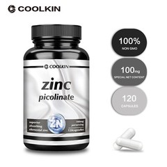 Zinc Picolinate 100mg – Advanced Immune System Support Supplement, Non-GMO