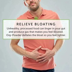 Oxy Powder Colon Cleanse & Natural Detox Pills For Constipation Relief – 120 Ct.