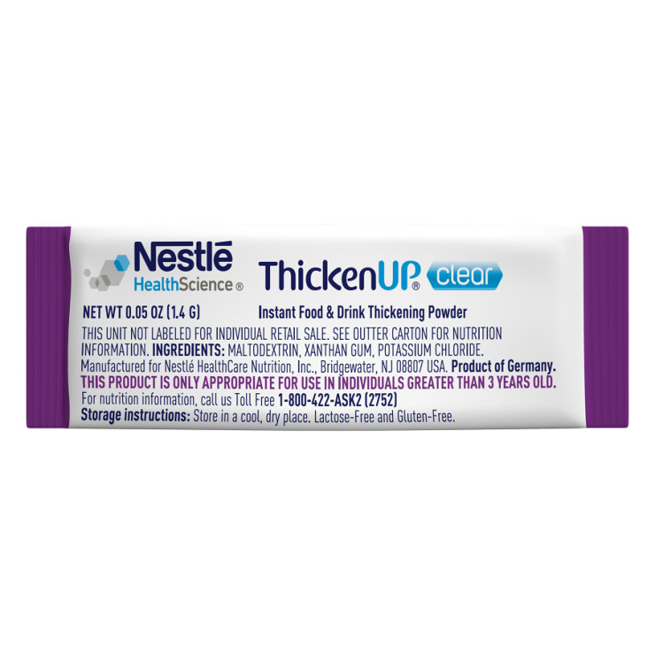 Nestle ThickenUp Clear Instant Thickening Powder, 24 Stick Packs 7613039772004