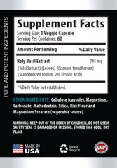 Anti Aging – HOLY BASIL EXTRACT – Antibacterial – fat burner – 2 Bottles