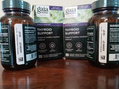 2X Gaia Herbs Thyroid Support Supplement Vegan Liquid Capsules EXP 2/27 or 2/28