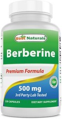 Best Naturals Berberine 500 mg 120 Capsules – Healthy Cholesterol