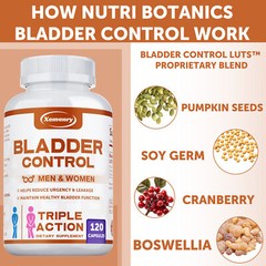 Bladder Control – Pumpkin Seed Extract, Cranberry, Promotes Bladder Health