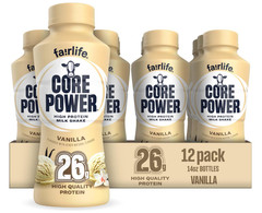 Core Power Protein Shake, Vanilla, 14 oz, 12-Pack, 26g Protein