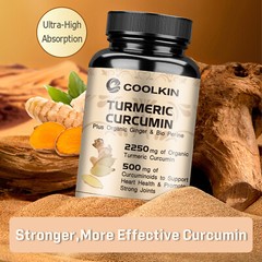 Turmeric Curcumin – with Ginger, Black Pepper – Joint Pain Max Strength, Non-GMO