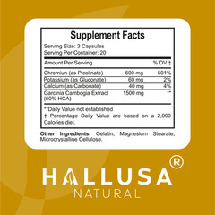 GARCINIA CAMBOGIA – Weight Support* – Appetite Control – Fat Burner – 60 Caps