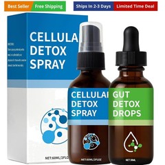 Zeolite Detox Pack, Zeolite Drops for Detox & Cleanse, Clinoptilolite Drops &…