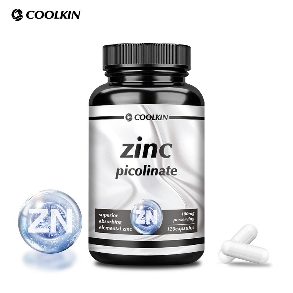 Zinc Picolinate 100mg-Immune Support & Skin Health,Absorption Supplement,Potency