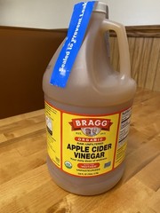 Bragg Organic Apple Cider Vinegar~Raw/Unfiltered/All Natural ~128 fl.oz./1 Gal.